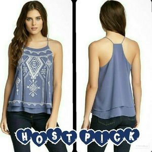 Blu Pepper Embroidered Camisole